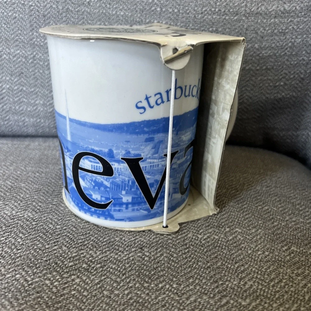 Starbucks 2002 City Mug Collector Series Geneva Global Icon Coffee/Tea Mug